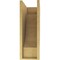 Ekena Millwork 8"W x 16"D x 24"H Classic Alpine Rough Cedar Woodgrain TimberThane Corbel, Primed Tan CORUR08X16X24ALPRCPR - alternate 5